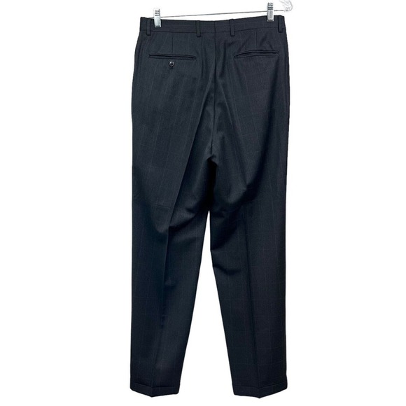 Albert Nipon Lord & Taylor 2 Pcs Suit 3 Button Gray Window Pane Men‎ Size 40L - Picture 12 of 13